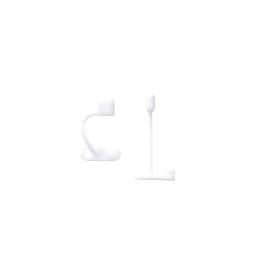 （まとめ）エレコム Lightningケーブル用コネクタキャップ P-APLTCWH【×5セット】