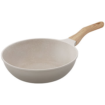 ナチュかる フライパン 炒め鍋 26cm IH/ガス火対応 NTL-W26 全2色