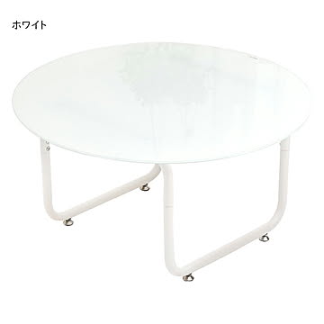 座卓 組立式 ガラステーブル ONTB0247 幅750x奥行750x高さ385mm B.Bファニシング