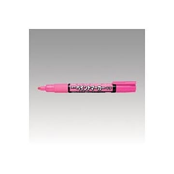 （まとめ） ぺんてる 油性ペイントマーカー 中字（3.0mm） MMP20-P 桃 1本入 【×10セット】
