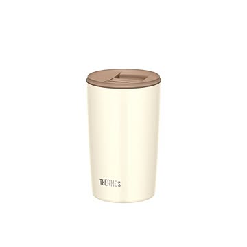 THERMOS（サーモス） 真空断熱タンブラー（フタ付き） 400ml ホワイト JDP-400