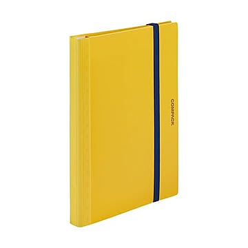 まとめキングジム 二つ折りクリアーファイルコンパック 10ポケット 黄 5894Hキイ 1冊 ×10セット