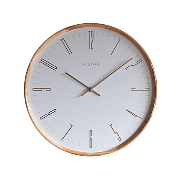 掛け時計 Thin M WH  掛け時計 おしゃれ 北欧 時計 壁掛け時計 ウォールクロック NEXTIME NXT-J008 NXT-J009 Thin M 
