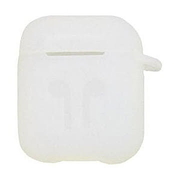 aglow Airpods ケース用 シリコンカバー カラビナ付き クリア アイキューラボ AP-SL 管理No. 4580091022977