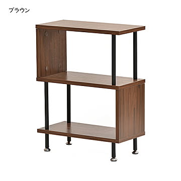 サイドテーブル 組立式 ONST0204 幅400x奥行200x高さ525mm B.Bファニシング