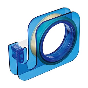 (まとめ) ニチバン セロテープ 大巻ハンドカッター 18mm×20m ブルー TC-18E4 1個 【×30セット】