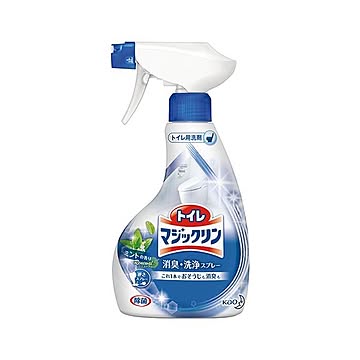 （まとめ）花王 トイレマジックリン消臭・洗浄スプレー ミントの香り 本体 380ml 1本【×20セット】