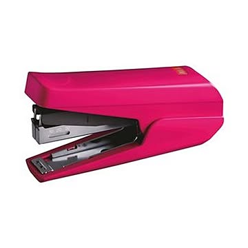 （まとめ）マックス 軽とじホッチキス 20枚とじピンク HD-10TLK/P 1個【×20セット】