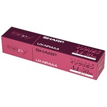 （まとめ）シャープ SHARP 普通紙FAXリボン UX-NR4A4×4セット