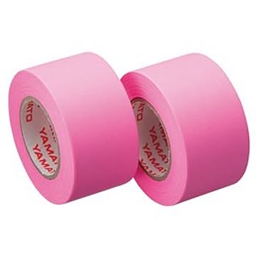 (まとめ) ヤマト メモック ロールテープ つめかえ用 25mm幅 ローズ WR-25H-RO 1パック(2巻) 【×15セット】