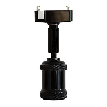 Ampoule シーリングライト 照明 おしゃれ ソケット E17 電球 ダクトレール 1灯 ダイニング アンティーク インダストリアル 間接照明 ゴールド ブラック Rizatta リゼッタ 1C