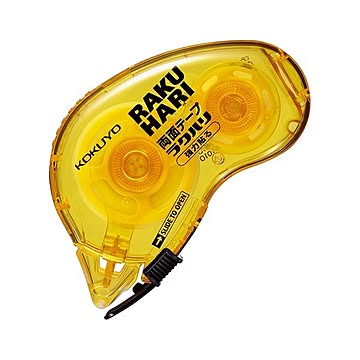 (まとめ) コクヨ 両面テープ ラクハリ 強力貼る 本体 10mm×10m T-RM1010 1個 【×15セット】