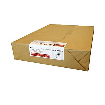 (まとめ）長門屋商店 ホワイトペーパー A3特厚口 110kg ナ-524 1冊(500枚)【×3セット】