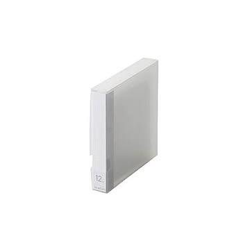 (まとめ)エレコム DVD/CD用ディスクファイル 12枚収納 CCD-FS12CR×10セット