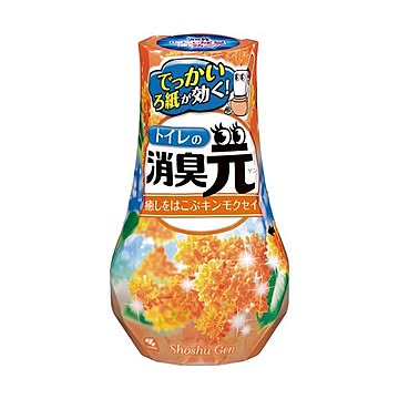 （まとめ）小林製薬 トイレの消臭元癒しをはこぶキンモクセイ 400ml 1セット（5個）【×5セット】