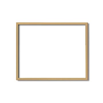 デッサン額縁/フレーム 【三三サイズ 606×455mm】 木地 壁掛けひも付き 化粧箱入り 5767