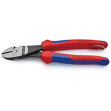 KNIPEX（クニペックス）7422-200TBK 強力型斜ニッパー（硬線用） 落下