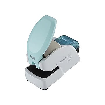 マックス 紙針ホッチキス P-KISS抗菌モデル 10枚綴じ PH-10DS/AB