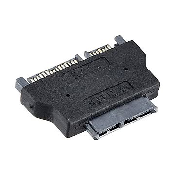 (まとめ)変換名人 SATAドライブ変換 slim SATA-SATA ドライブ SATASL-SATA×5セット