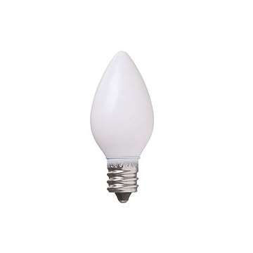 YAZAWA ローソク球 7W ホワイト C71207W 50セット
