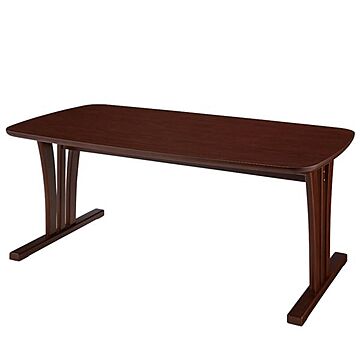 ダイニングテーブル ブラウン 幅145×奥行80×高さ60cm 木製 組立品