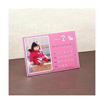 （まとめ）サンワサプライ インクジェット手作りカレンダーキット（卓上・はがき横） JP-CALHKY【×5セット】