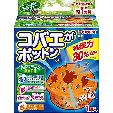（まとめ）大日本除虫菊（金鳥） コバエシリーズ コバエがポットン置くタイプT 【×6点セット】