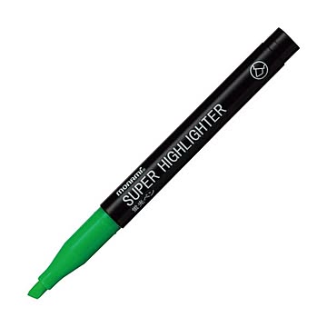 (まとめ) モナミ 蛍光ペン SUPERHIGHLIGHTER 緑 18404 1本 【×300セット】