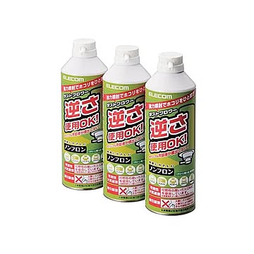 【5個セット】エレコム ダストブロワー(エアダスター) ECO 3本セット AD-ECOMTX5