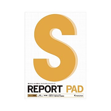 （まとめ） マルマン レポートパッド A4 5mm 方眼罫 【×20セット】