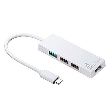 サンワサプライ USBTypeCコンボハブ(4ポート) USB-3TCH7W 管理No. 4969887780060