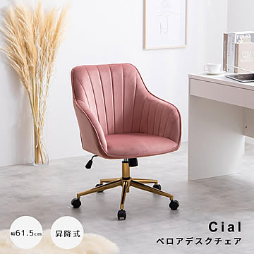 Cial（シアル） ベロアデスクチェア m13251