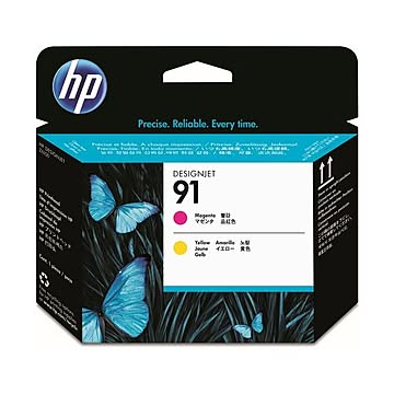 （まとめ） HP91 プリントヘッド マゼンタ／イエロー C9461A 1個 ×3セット