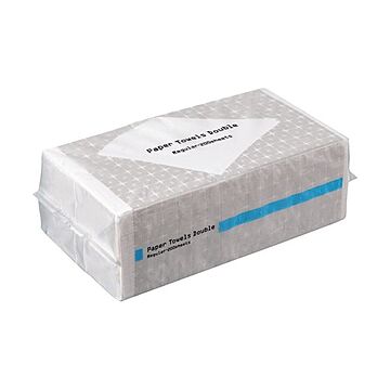 （まとめ）TANOSEE ペーパータオル 抗菌・ダブル（レギュラー）200組 1パック【×30セット】