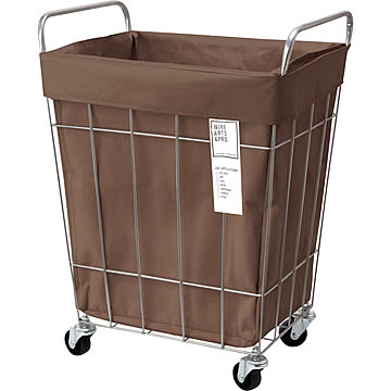 【BRID/ブリッド】 Laundry SQUARE BASKET WITH CASTER 45L ランドリー スクエアバスケット 45L