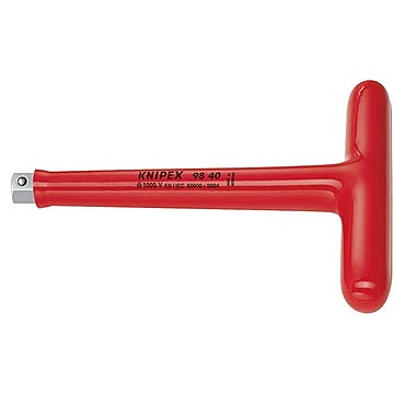 KNIPEX（クニペックス）9840 （1／2SQ）絶縁T型ハンドル 1000V