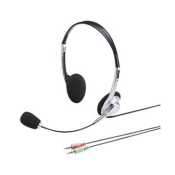 (まとめ)サンワサプライ マルチメディアPCヘッドセット MM-HS515SVN×3セット