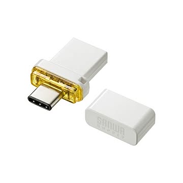 サンワサプライ USBメモリ USB A＆Type-Cコネクタ付き 64GB