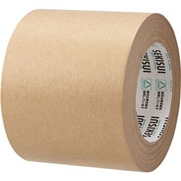 (まとめ) 積水化学 クラフトテープ 100mm×50m K50SX06 1巻 【×10セット】