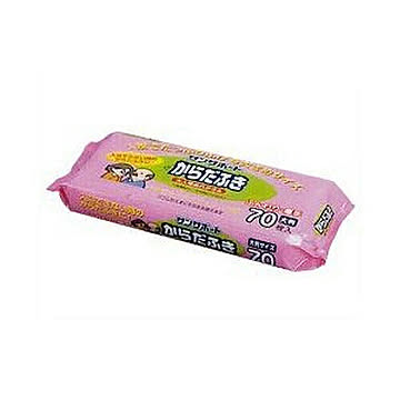 ライフ堂 防犯防災用品大人用カラダフキ70枚 管理No. 4991087868453