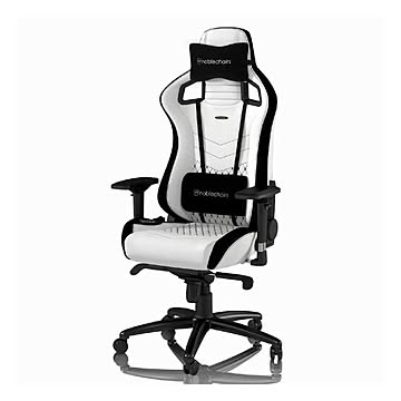 noblechairs EPIC ゲーミングチェア プレミアムホワイト NBL-PU-WHT-002