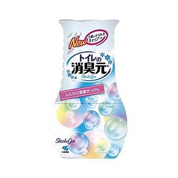 （まとめ） 小林製薬 トイレの消臭元 トイレの消臭元 ふんわり清潔せっけん 1個入 【×5セット】