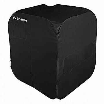 ぼっちてんと 暗室 ポップアップ式 エントランス付 天井全開可能 左右メッシュ窓付 完成品 折りたたみ状態でお届け SOHO ご自宅 eスポーツ向け BBT1-130BK