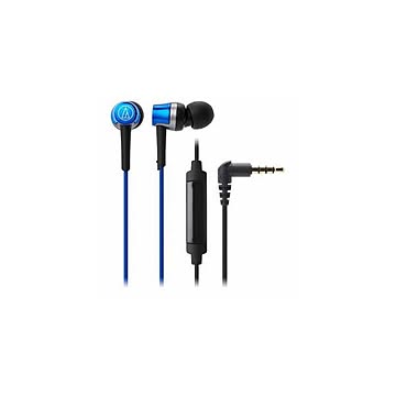 Audio-Technica オーディオテクニカ ATH-CKR30IS-BL マイク＆コントローラー搭載ダイナミック型カナルイヤホン（ブルー）