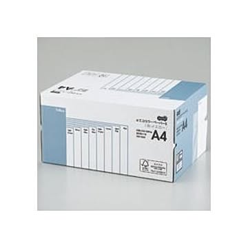 （まとめ） TANOSEE αエコカラーペーパーII A4 イエロー 業務用パック 1箱（5000枚：500枚×10冊） 【×10セット】