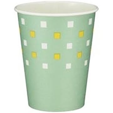（まとめ）日本デキシー 紙カップ9オンス スクエア 270ml 100個 ×5セット
