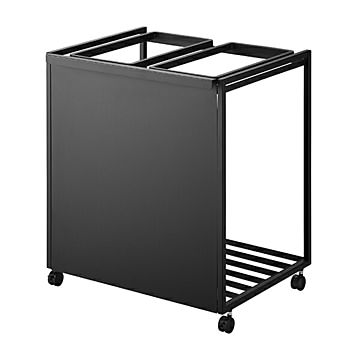 771824 目隠し分別ダストワゴン タワー 45L 2分別 タワー tower 山崎実業