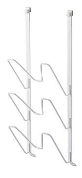 tower タワー(山崎実業) レンジフードなべ蓋ホルダー タワー RANGE HOOD POT LID HOLDER 換気扇下棚 なべ蓋ラック キッチン 整理WH色