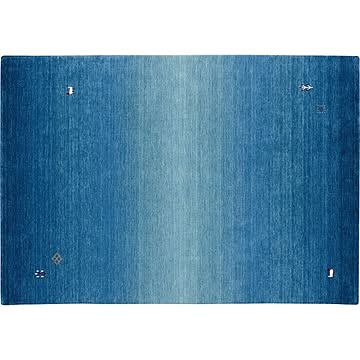 クレアギャベ プレーベル ラグマット 約50×80cm ブルー 防炎 ホットカーペット対応