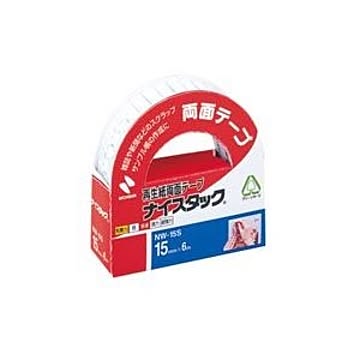 (業務用200セット) ニチバン 両面テープ ナイスタック 【幅15mm×長さ6m】 NW-15S
